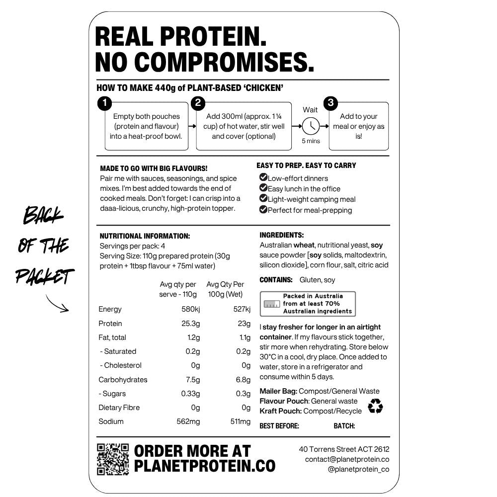 Plant Based 'Chicken' Shred