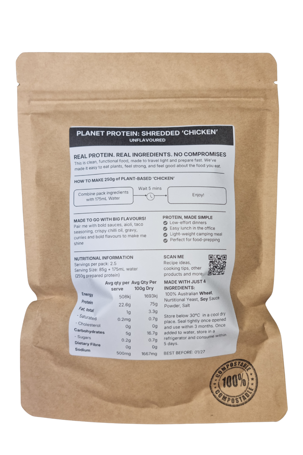 Plant Based Shredded 'Chicken'