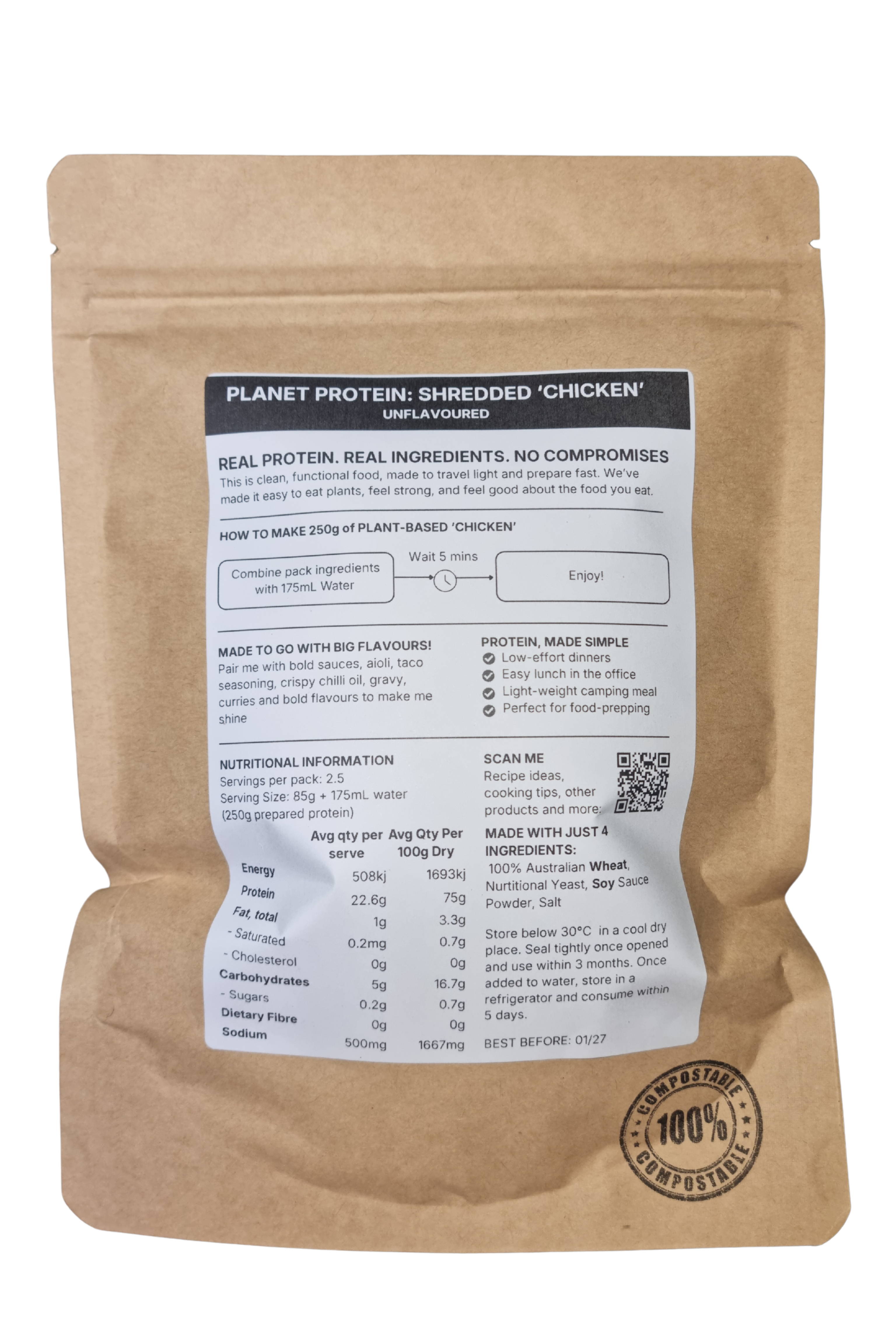 Plant Based Shredded 'Chicken'